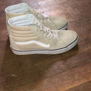 Vans off white high tops